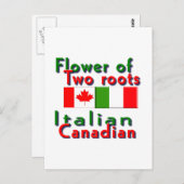 italienisch-kanadisch postkarte (Vorne/Hinten)