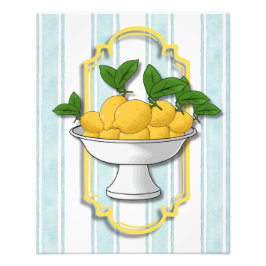 Italienisch Lemon Bowl Kitchen Print | Küste Fotodruck