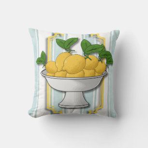 Italienisch Lemon Bowl Kitchen Print   Küste Kissen