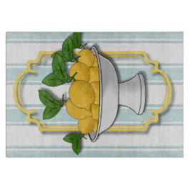 Italienisch Lemon Bowl Kitchen Print | Küste Schneidebrett
