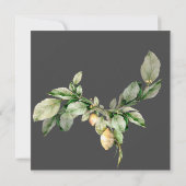 Italienisch Lemon Grove | Boho Botanical Wedding (Rückseite)