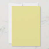 Italienisch Lemon Grove | Boho Botanical Wedding Einladung (Rückseite)