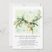 Italienisch Lemon Grove | Boho Botanical Wedding Einladung (Vorderseite)