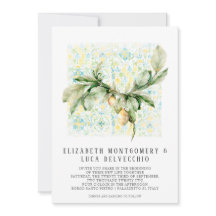 Italienisch Lemon Grove | Boho Botanische Einladun