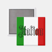 Italienisch Magnet (Vorderseite/Rückseite)
