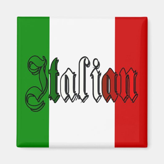 Italienisch Magnet (Vorne)