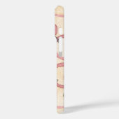 Italienisch Majolica Pink Flora Aquarell Case-Mate iPhone Hülle (Rückseite / Links)