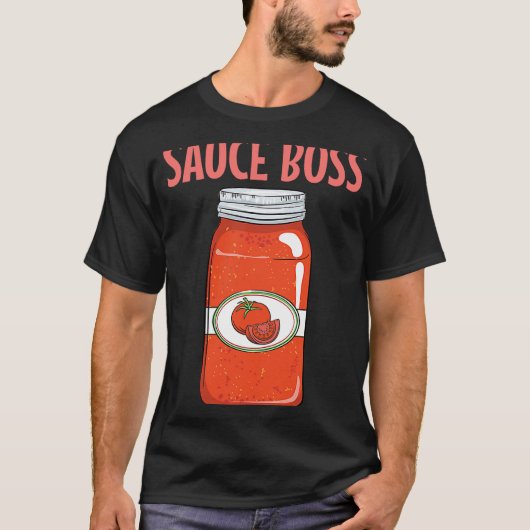 Italienisch Marinara Spaghetti Sauce Boss T-Shirt (Vorderseite)