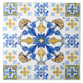 Italienisch-mediterrane Fliesengestaltung nahtlos Fliese (Vorderseite)