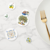 Italienisch-mediterranes Hochzeitstisch Konfetti (Gruppe)