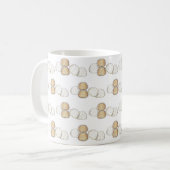 Italienisch-mexikanische Hochzeitskekse Russische Kaffeetasse (Vorderseite Links)