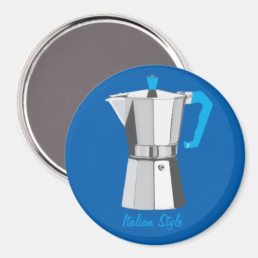 Italienisch Moka Magnet (Vorderseite/Rückseite)