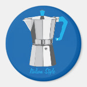 Italienisch Moka Magnet (Vorne)