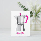 Italienisch Moka Postkarte (Stehend Vorderseite)