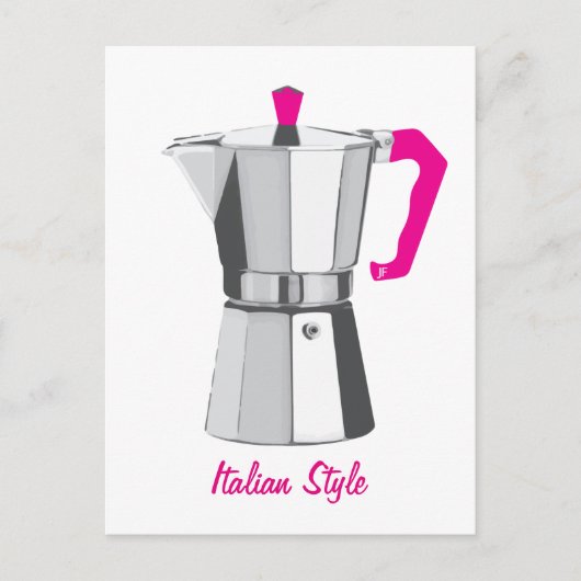 Italienisch Moka Postkarte (Vorderseite)