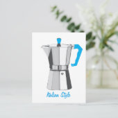 Italienisch Moka Postkarte (Stehend Vorderseite)