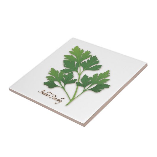 Italienisch Parsley Herb Tile Fliese (Seite)