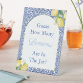 Italienisch rät wie viele Lemons Baby Duschspiel Sockelschild (In Situ)