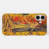 Italienisch Rot Gelb Chinoiserie Case-Mate iPhone Hülle (Rückseite (Horizontal))