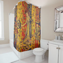 Italienisch Rot Gelb Chinoiserie