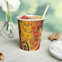 Italienisch Rot Gelb Chinoiserie