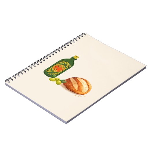 Italienisch Rustikal Notizblock (Linke Seite)