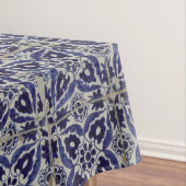 Italienisch-rustikale Tiles Azulejo Blue White Geo Tischdecke (Beispiel)