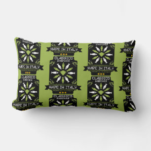 Italienisch Sardine Art Print Kitchen Geschenk Lendenkissen