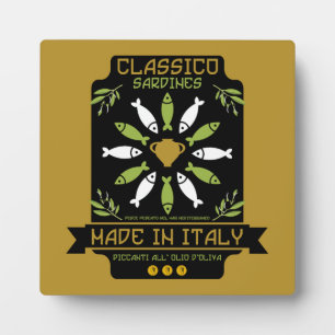 Italienisch Sardinien Art Printing Kitchen Geschen Fotoplatte