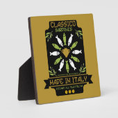 Italienisch Sardinien Art Printing Kitchen Geschen Fotoplatte (Vorderseite)