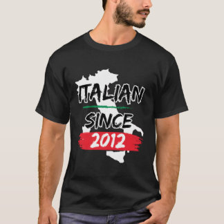 Italienisch Seit 2012 Italia Karte Italien Italia T-Shirt