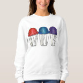 Italienisch Shaved Ice Snocone Sno Cone Sweatshirt (Vorderseite)