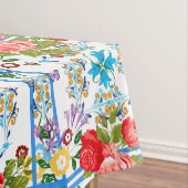 Italienisch, sizilianisch, blumenreich, majolika tischdecke (Beispiel)