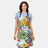 Italienisch,sizilianische Kunst,Flickwerk,Sommerli Schürze (Getragen)