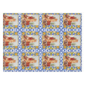 Italienisch,sizilianische Kunst,Maiolica,Fliesen,b Tischdecke (Vorderseite (Horizontal))