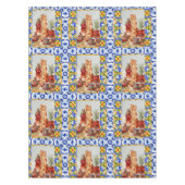Italienisch,sizilianische Kunst,Maiolica,Fliesen,b Tischdecke (Vorderseite)