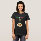 Italienisch Spaghetti Lover Pasta Noodles Liebe C T-Shirt (Vorne ganz)
