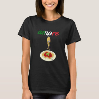 Italienisch Spaghetti Lover Pasta Noodles Liebe C T-Shirt