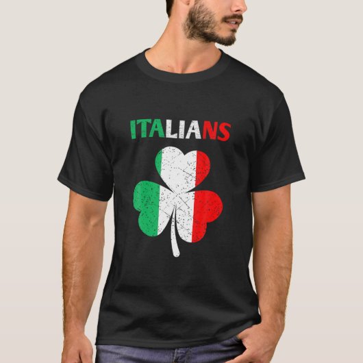 Italienisch St Patricks Day Funny St Patrick war d T-Shirt (Vorderseite)
