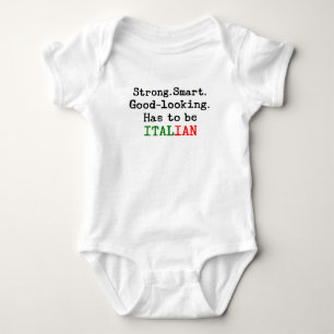 Italienisch stark baby strampler
