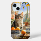 Italienisch Tabby Cat Fine Art Phone Case (Rückseite)