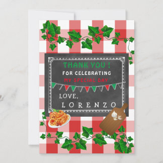 Italienisch Vielen Dank Dankeskarte