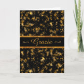 Italienisch Vielen Dank, Grazie-WitchLite Dankeskarte (Vorderseite)