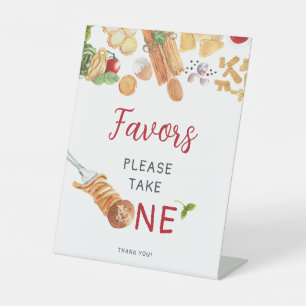 Italienisch Wasserfarbe 1. Geburtstag Sockelschild