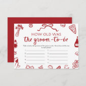 Italienisch, wie alt war das Gräuel-Brautparty Einladung (Vorne/Hinten)