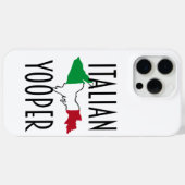 Italienisch Yooper iPhone Case (Rückseite (Horizontal))