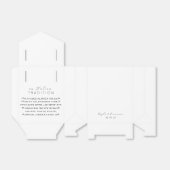 Italienische Almond Wedding Tradition Gefallen Tag Geschenkschachtel (Ungefaltet)