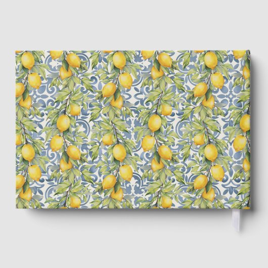 Italienische Amalfi-Hochzeit Gästebuch (Rückseite)