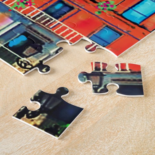 Italienische Amalfi Küste Digitale Kunst Puzzle (Seite)