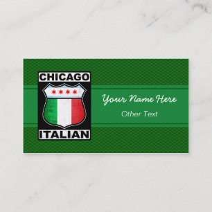 Italienische amerikanische kundenspezifische visitenkarte